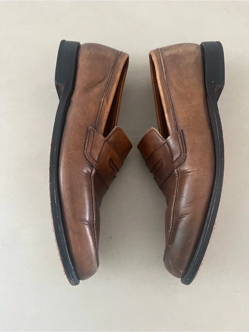 Allen Edmonds Brown Leather Penny Loafers